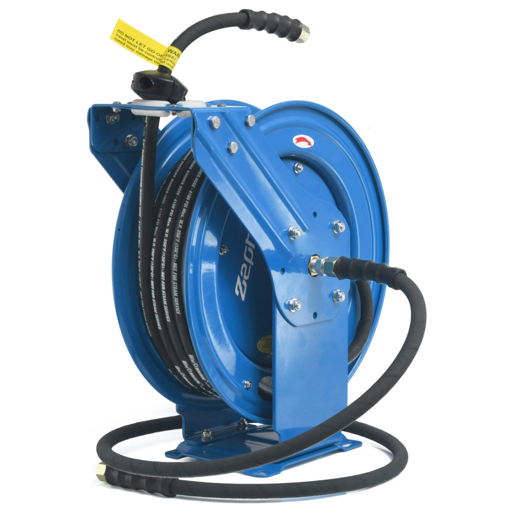 Dual-Arm Auto-Retractable High Pressure Washer Hose Reel